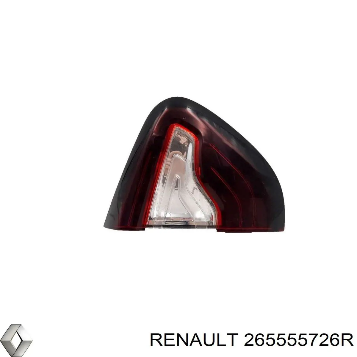 Lampa zespolona tylna lewa wewnętrzna Renault (RVI) 265555726R cena, od 68,10 USD