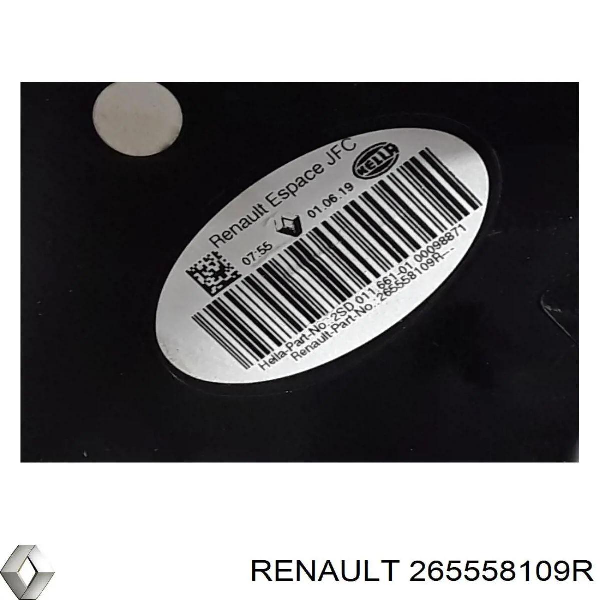 265558109R Renault (RVI) Lampa zespolona tylna lewa