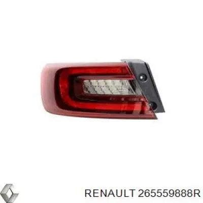 265554267R Renault (RVI) Lampa zespolona tylna lewa zewnętrzna