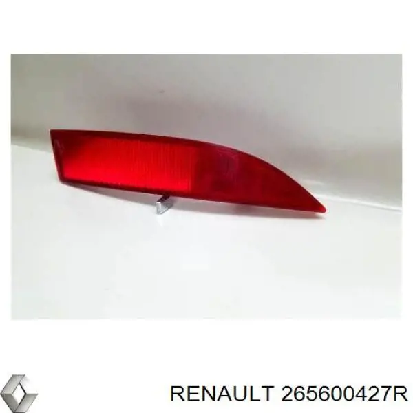 265600427R Renault (RVI) Lampa odblaskowa zderzaka tylnego prawa