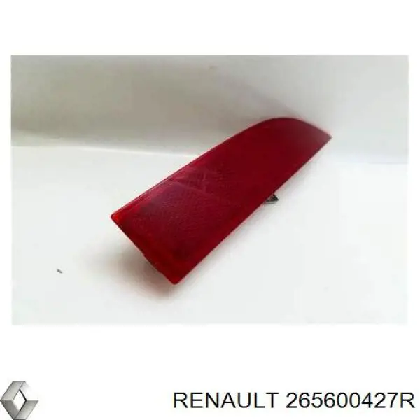 Do koszyka 265600427R Renault (RVI) Lampa odblaskowa zderzaka tylnego prawa