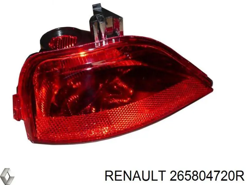 265804720R Renault (RVI) Przednia lampa przeciwmgielna tylna prawa