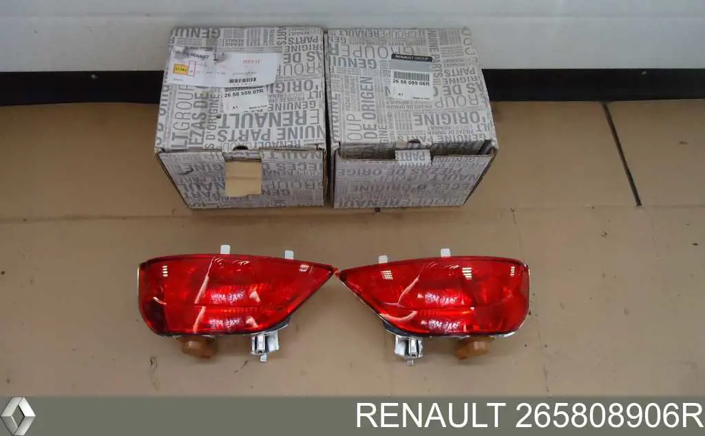Przednia lampa przeciwmgielna tylna prawa Renault (RVI) 265808906R cena, od 69,82 USD