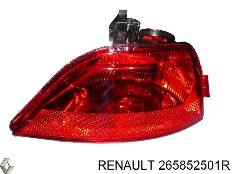 265852501R Renault (RVI) Przednia lampa przeciwmgielna tylna lewa