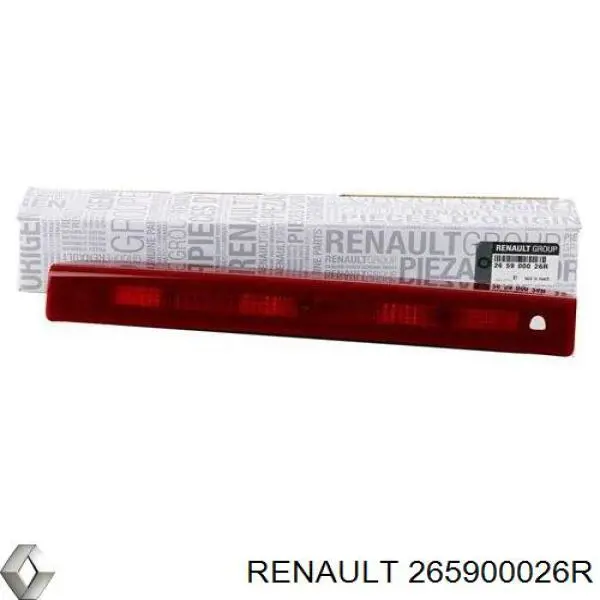 Do koszyka 265900026R Renault (RVI) Lampa stop tylna dodatkowa