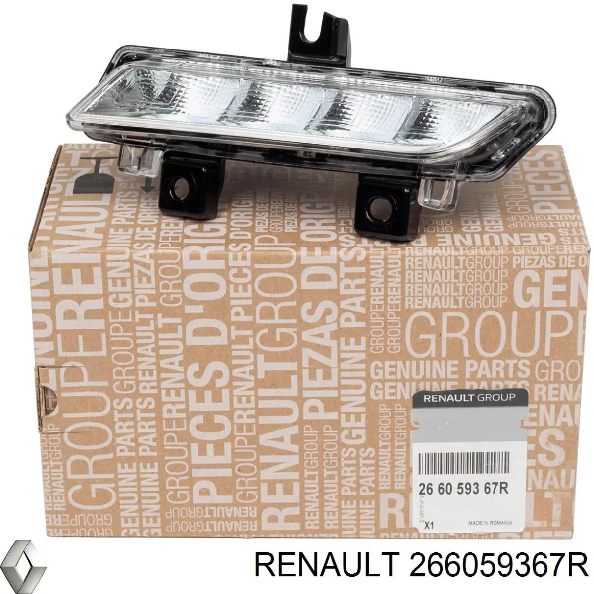 266059367R Renault (RVI) Reflektor do jazdy dziennej lewy