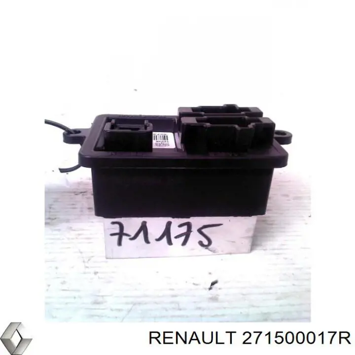 Rezystor wentylatora nagrzewnicy (ogrzewacza kabiny) Renault (RVI) 271500017R cena, od 68,10 USD