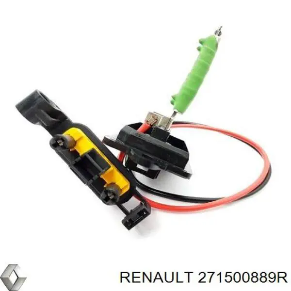 Rezystor wentylatora nagrzewnicy (ogrzewacza kabiny) Renault (RVI) 271500889R cena, od 25,32 USD