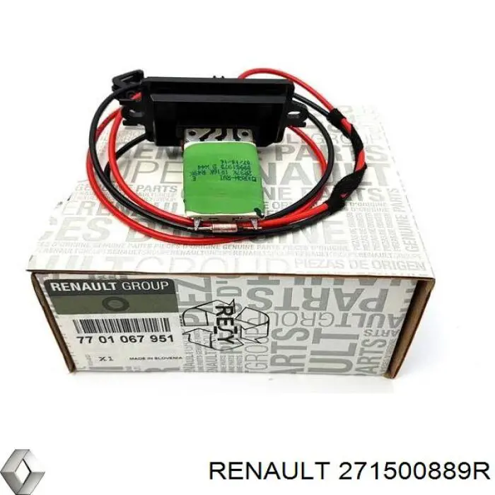 Do koszyka 271500889R Renault (RVI) Rezystor wentylatora nagrzewnicy (ogrzewacza kabiny)