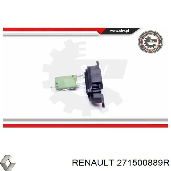 271500889R Renault (RVI) Rezystor wentylatora nagrzewnicy (ogrzewacza kabiny)