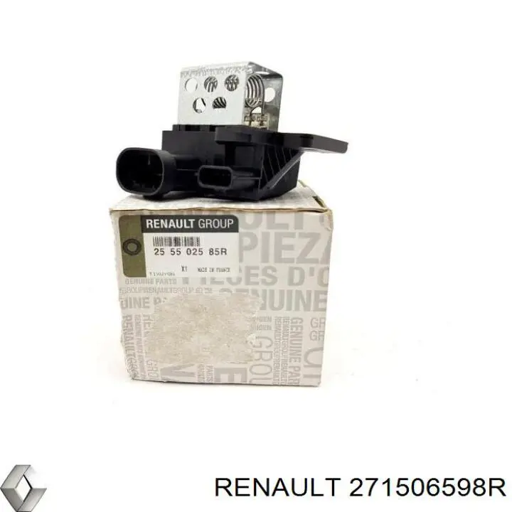 Do koszyka 271506598R Renault (RVI) Rezystor wentylatora nagrzewnicy (ogrzewacza kabiny)