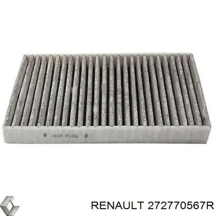 Do koszyka 272770567R Renault (RVI) Filtr kabiny