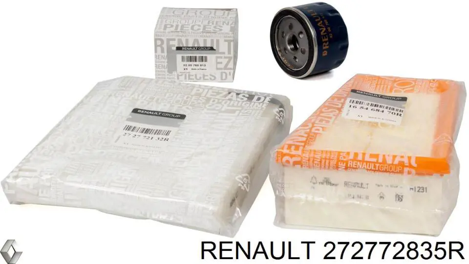 Filtr kabiny Renault (RVI) 272772835R