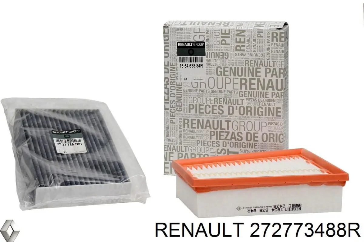 Filtr kabiny Renault (RVI) 272773488R cena, od 14,99 USD
