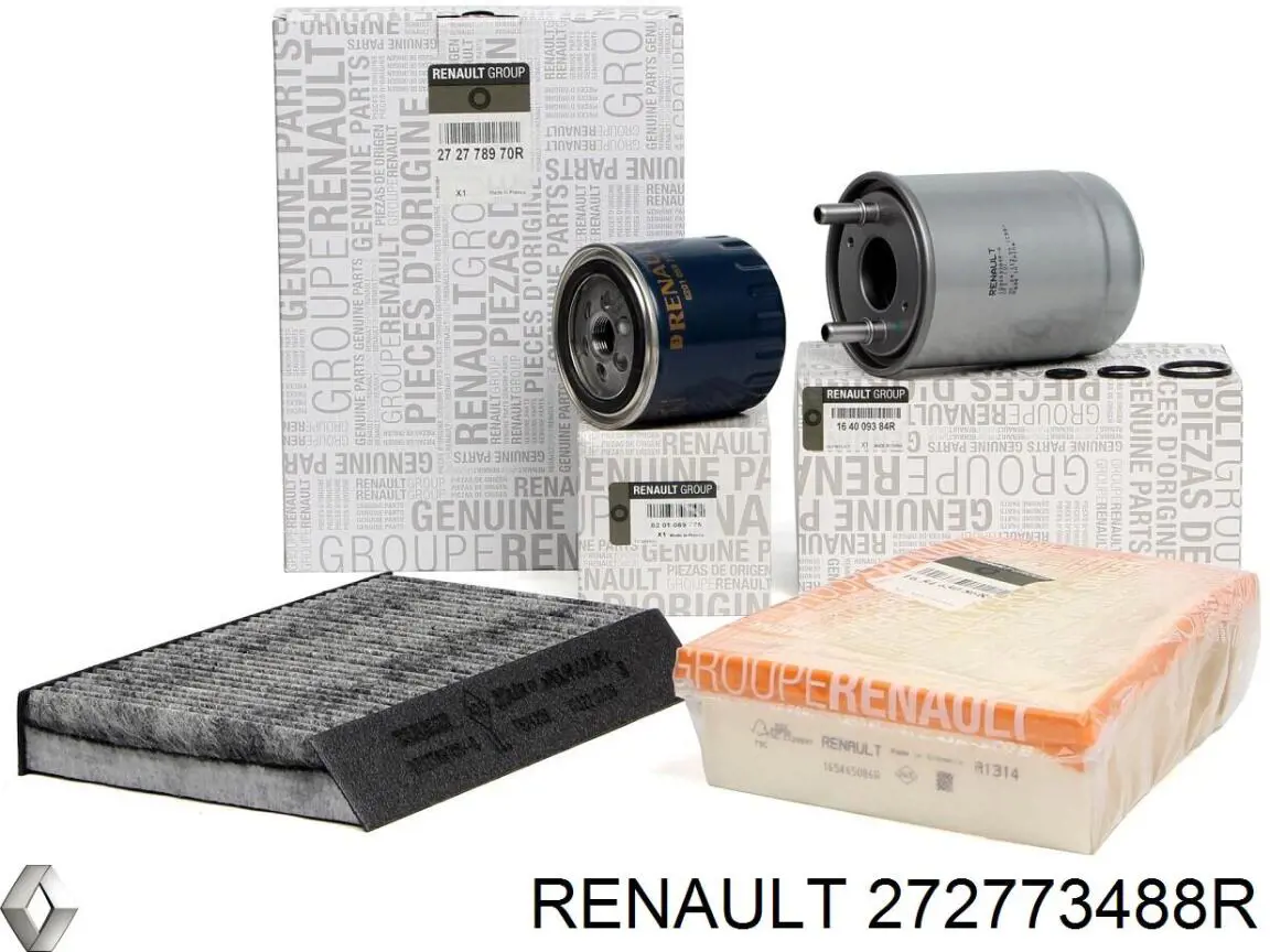 Do koszyka 272773488R Renault (RVI) Filtr kabiny