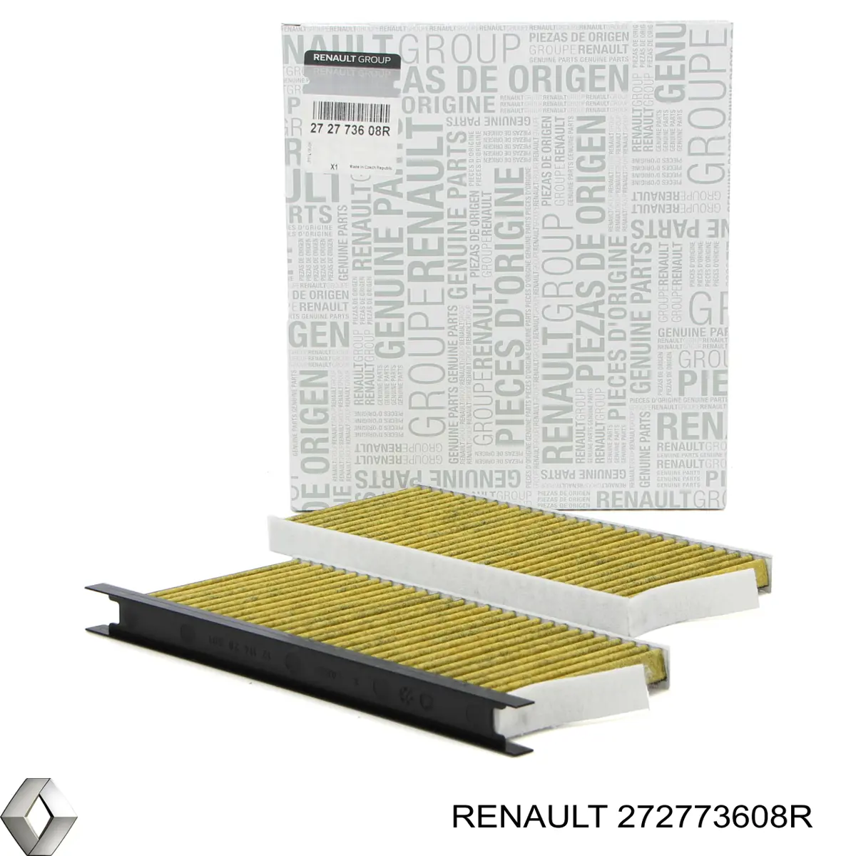 Filtr kabiny Renault (RVI) 272773608R cena, od 16,48 USD