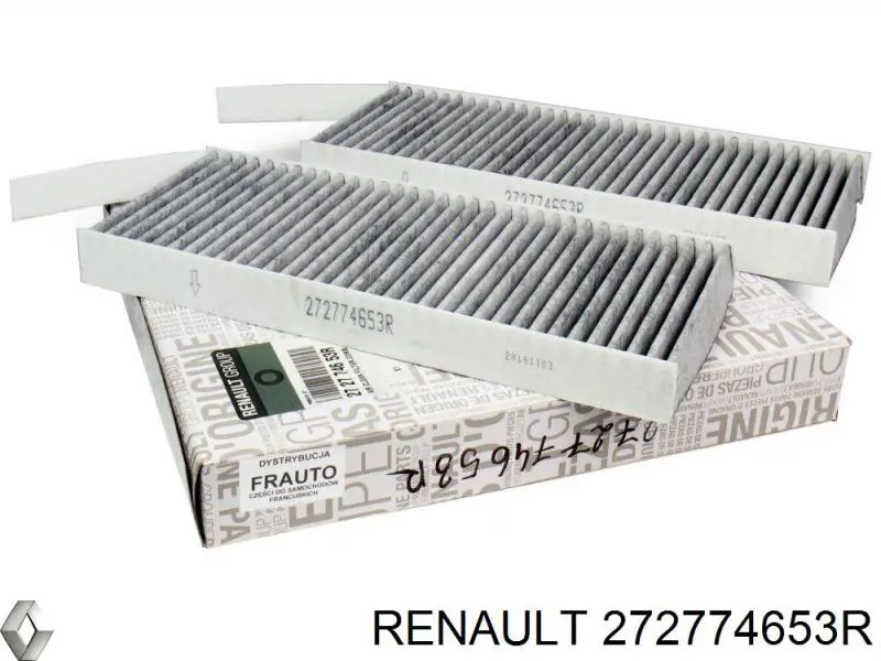 Do koszyka 272774653R Renault (RVI) Filtr kabiny