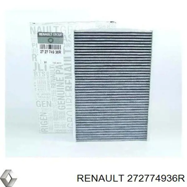 Filtr kabiny Renault (RVI) 272774936R cena, od 9,96 USD