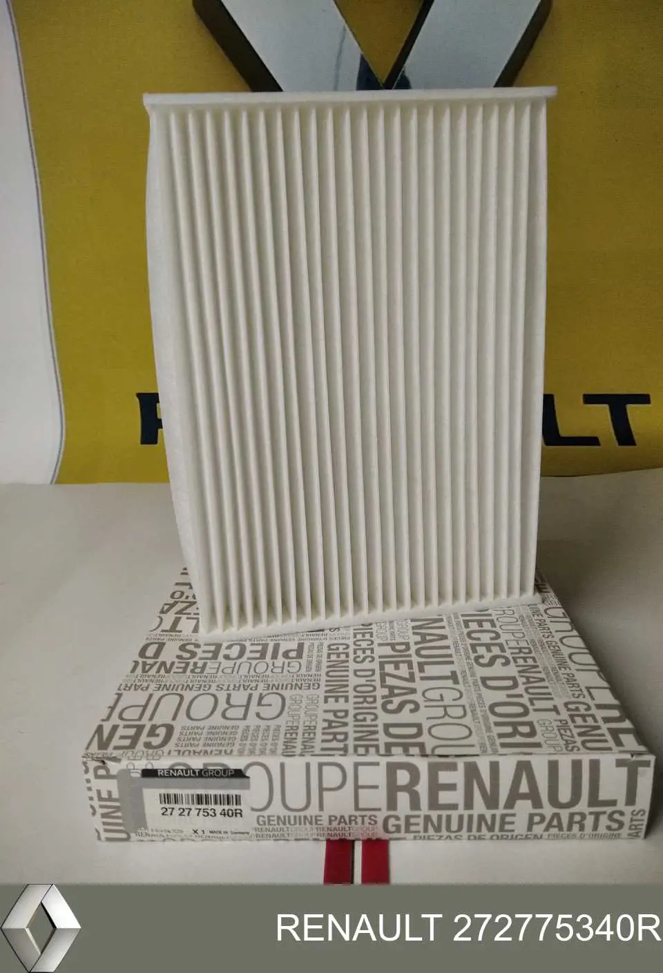 Filtr kabiny Renault (RVI) 272775340R cena, od 8,92 USD