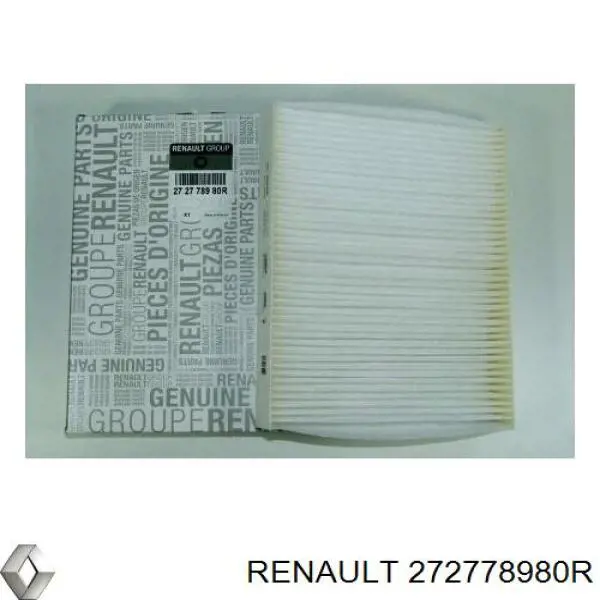 Do koszyka 272778980R Renault (RVI) Filtr kabiny