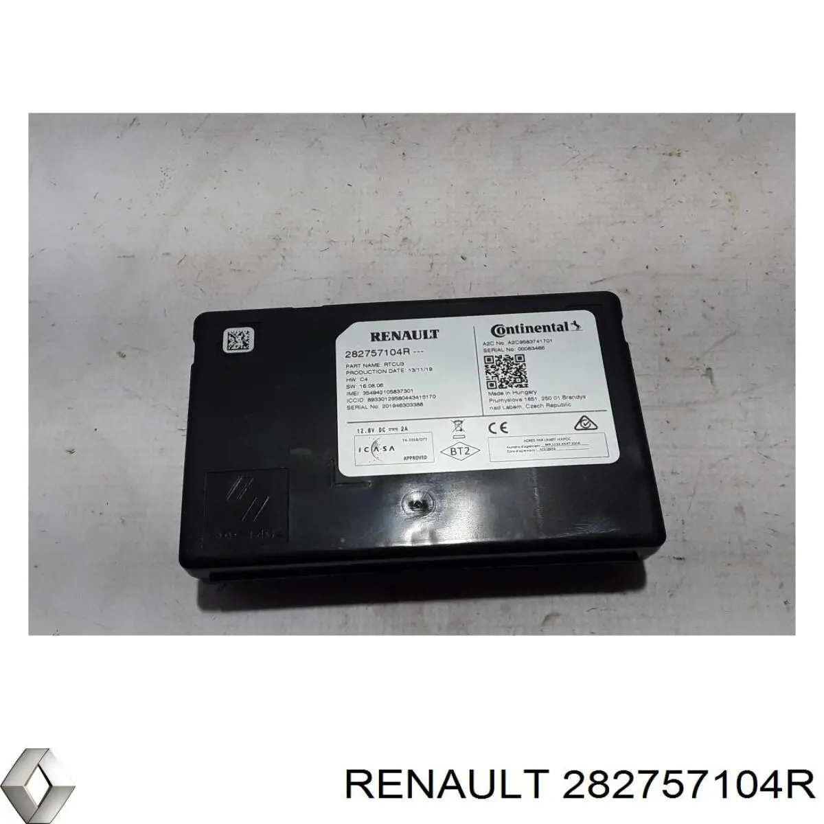 282757104R Renault (RVI) Blok sterowania nawigacją