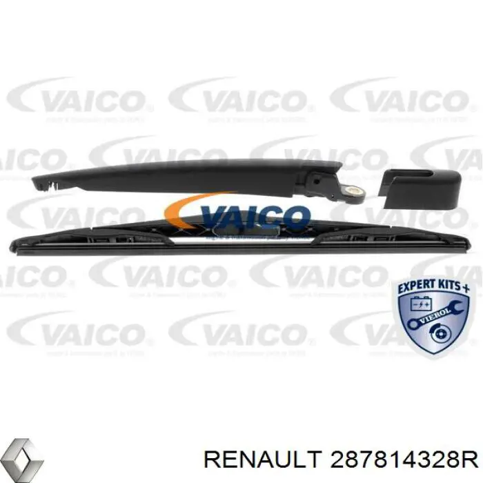 Ramię wycieraczki szyby tylnej Renault (RVI) 287814328R cena, od 16,51 USD