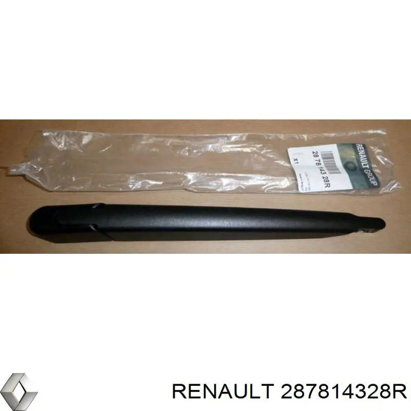 Do koszyka 287814328R Renault (RVI) Ramię wycieraczki szyby tylnej