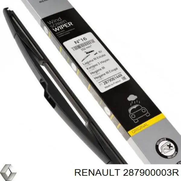 287900003R Renault (RVI) Pióro wycieraczki szyby tylnej