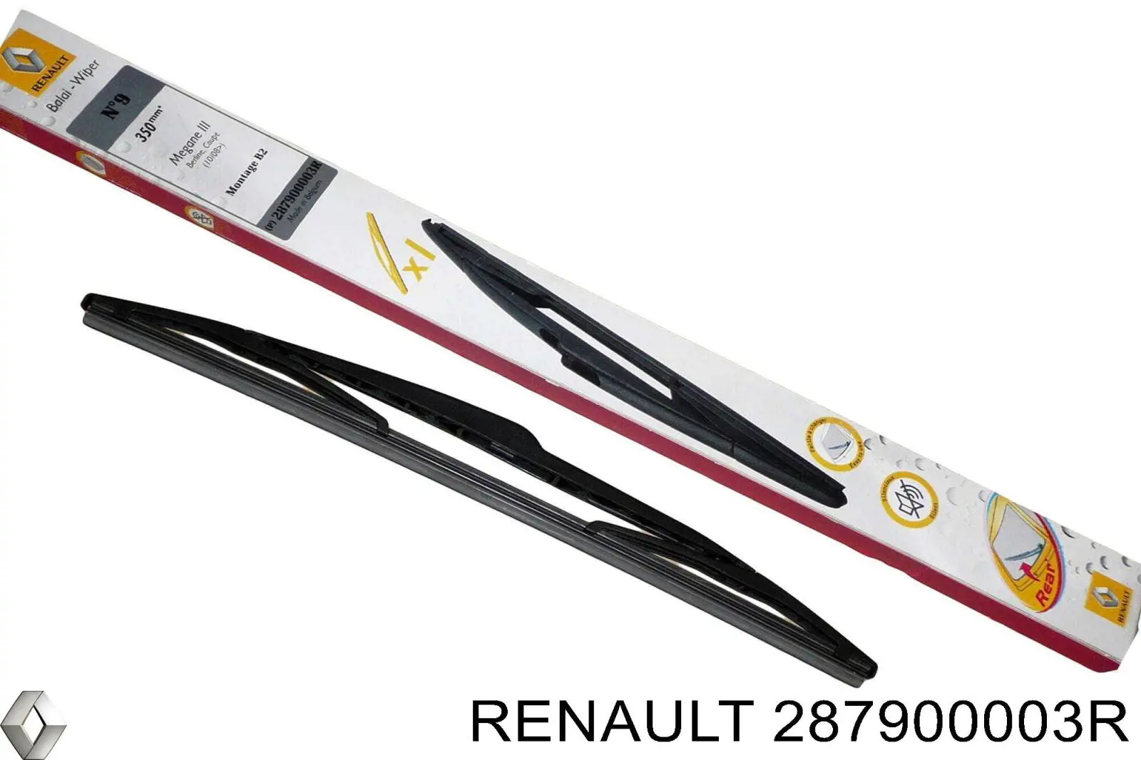 Pióro wycieraczki szyby tylnej Renault (RVI) 287900003R cena, od 11,01 USD