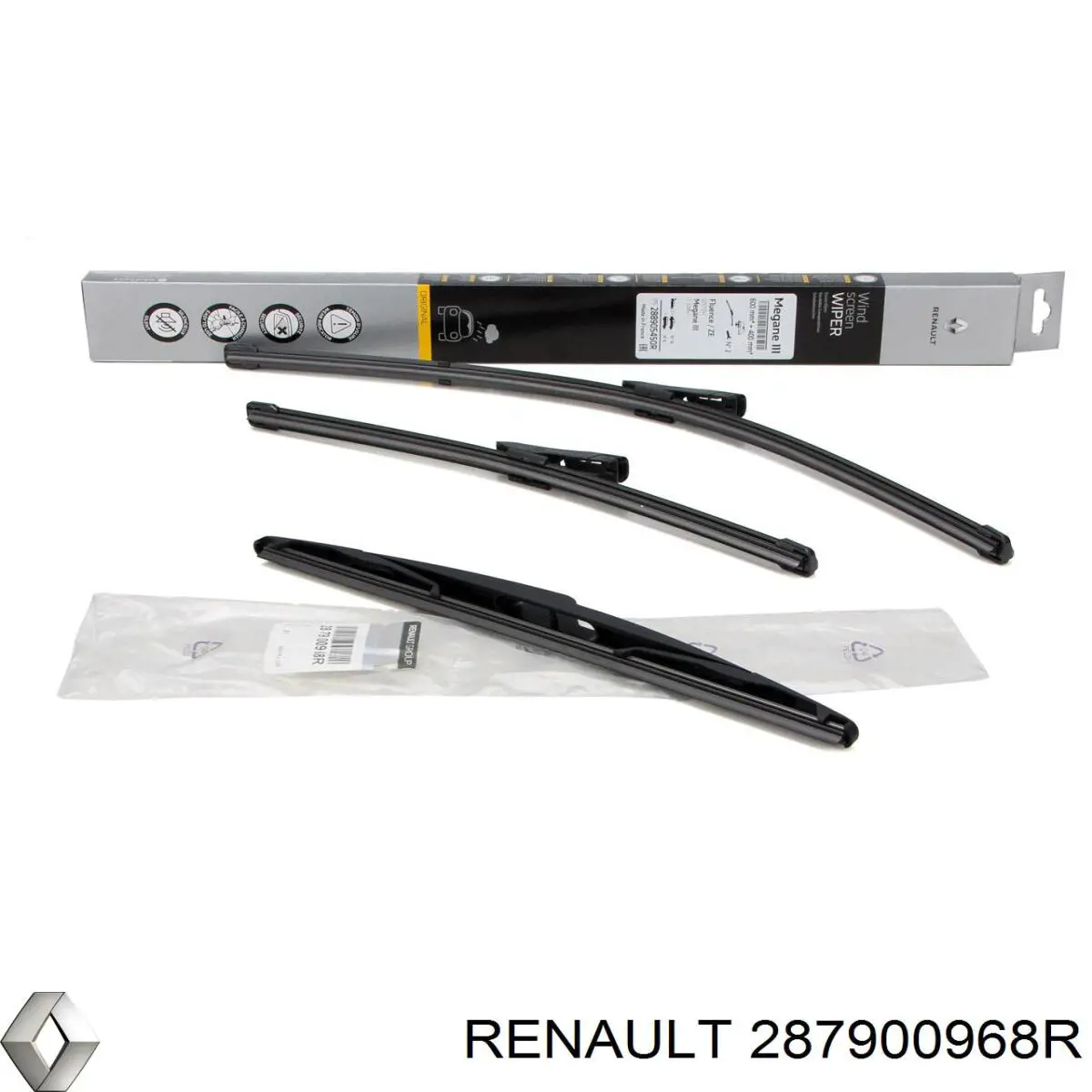 Do koszyka 287900968R Renault (RVI) Pióro wycieraczki szyby tylnej