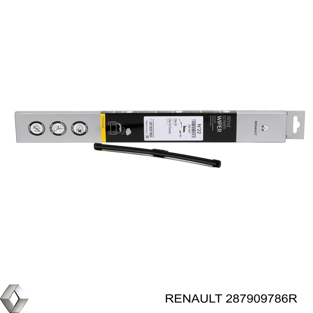 Pióro wycieraczki szyby tylnej Renault (RVI) 287909786R cena, od 12,93 USD