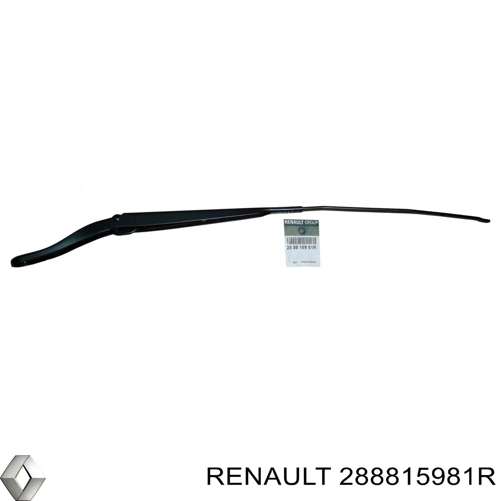 288815981R Renault (RVI) Ramię wycieraczki szyby przedniej