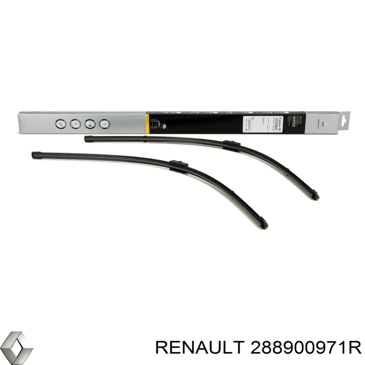 Pióro wycieraczki szyby przedniej kierowcy Renault (RVI) 288900971R cena, od 17,82 USD