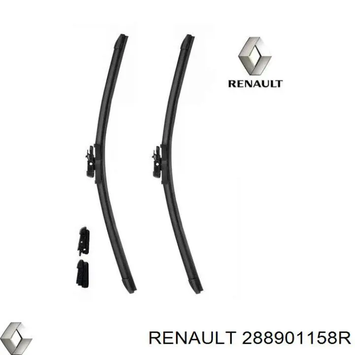 Pióro wycieraczki szyby przedniej, zestaw (2 szt.) Renault (RVI) 288901158R cena, od 15,61 USD