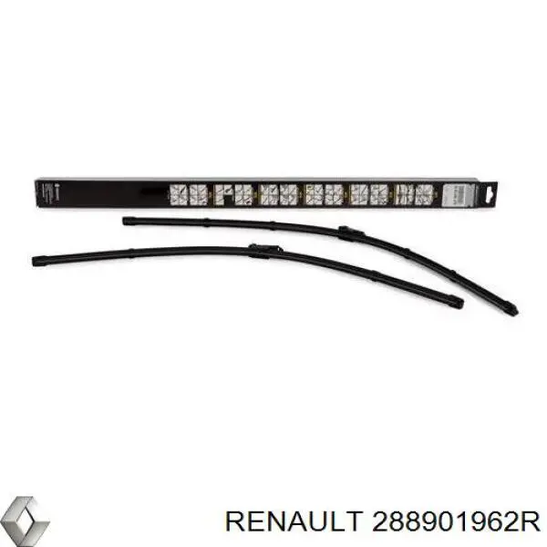 Pióro wycieraczki szyby przedniej, zestaw (2 szt.) Renault (RVI) 288901962R cena, od 25,64 USD