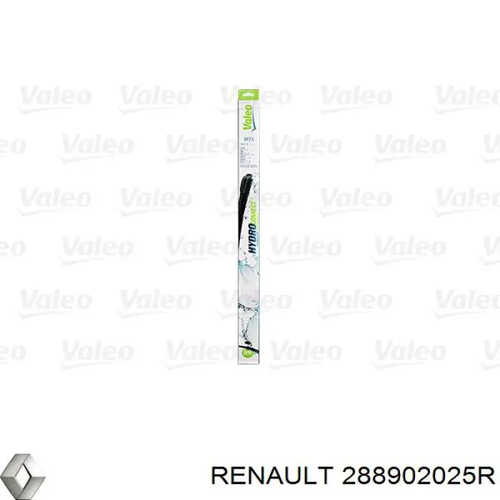 Pióro wycieraczki szyby przedniej kierowcy 288902025R Renault (RVI)