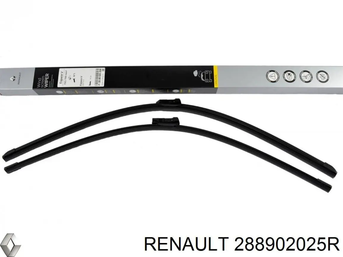 Do koszyka 288902025R Renault (RVI) Pióro wycieraczki szyby przedniej kierowcy