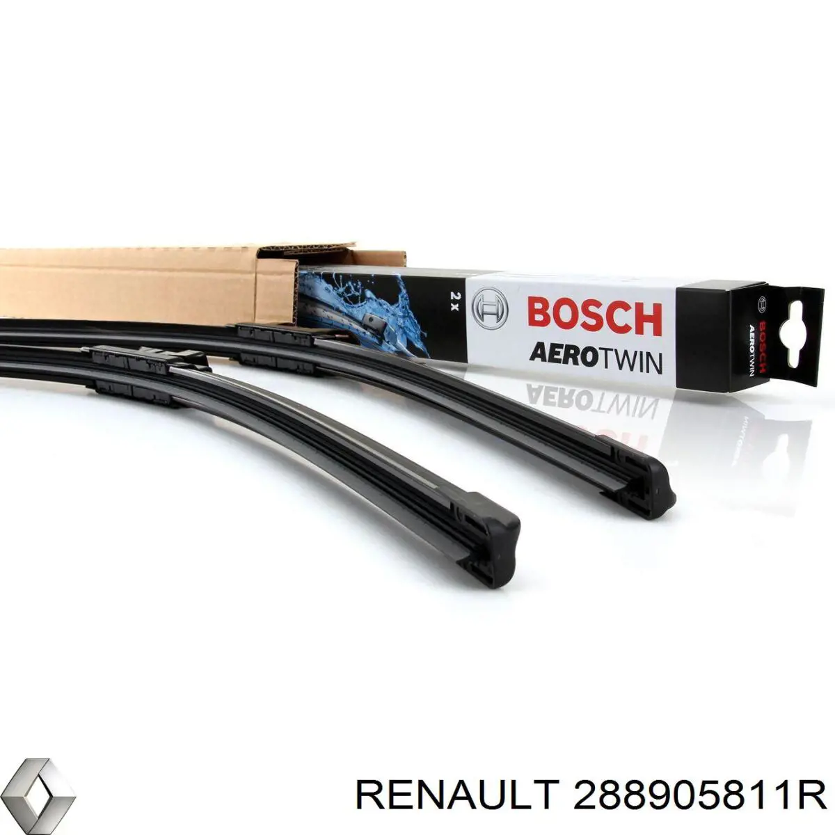 Pióro wycieraczki szyby przedniej pasażera Renault (RVI) 288905811R cena, od 7,82 USD