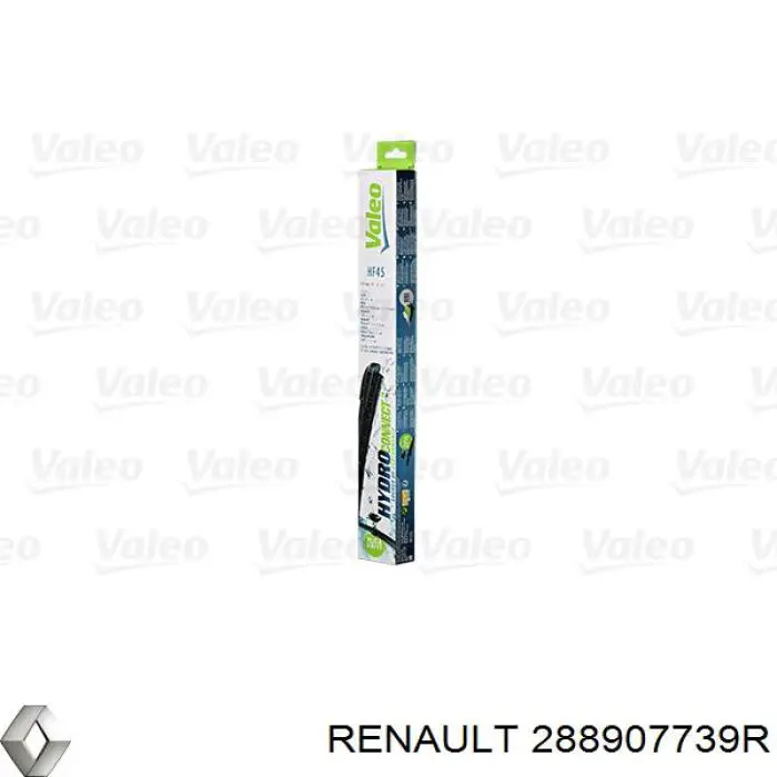 Pióro wycieraczki szyby przedniej pasażera Renault (RVI) 288907739R cena, od 11,12 USD