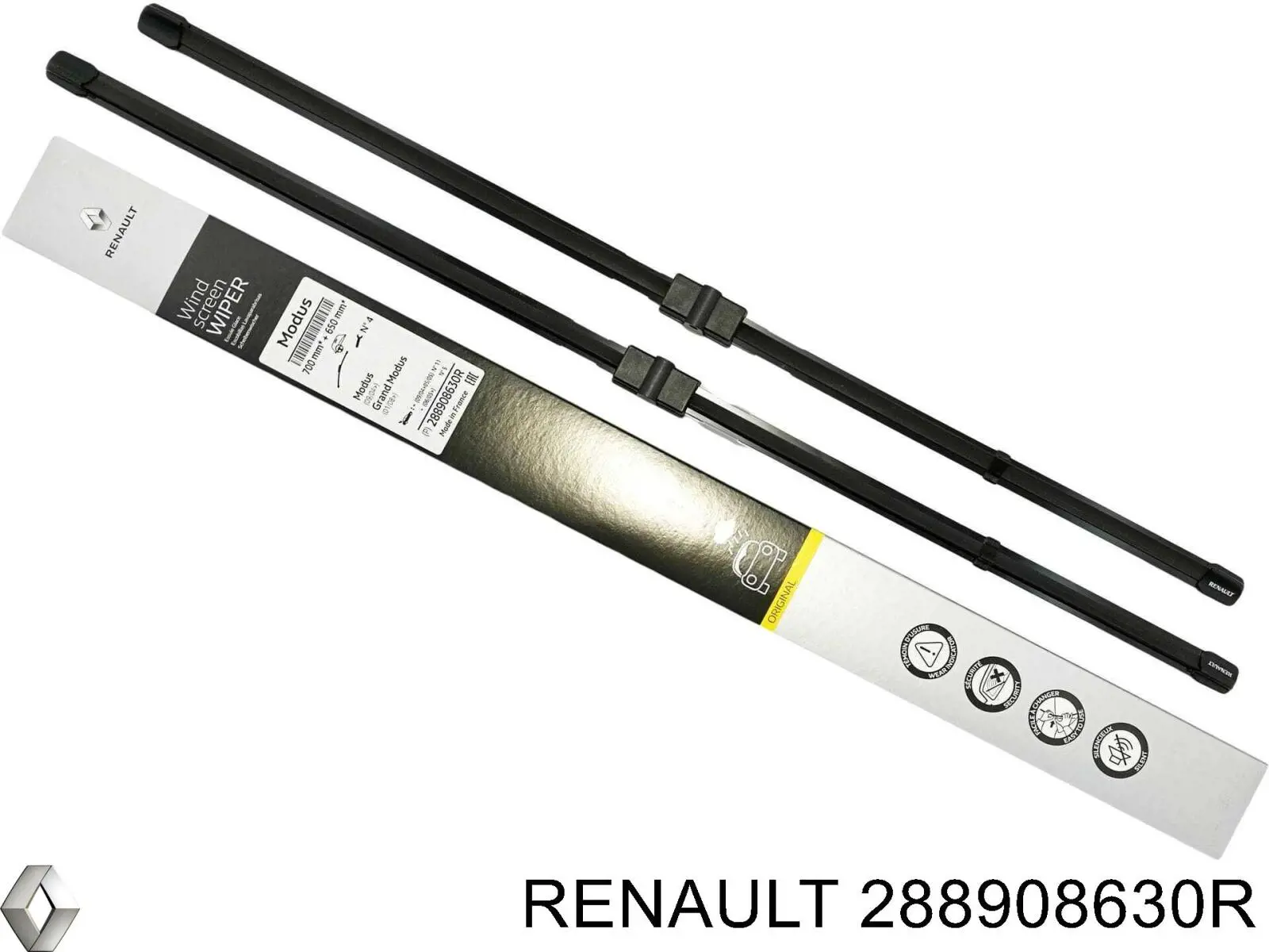 Do koszyka 288908630R Renault (RVI) Pióro wycieraczki szyby przedniej kierowcy