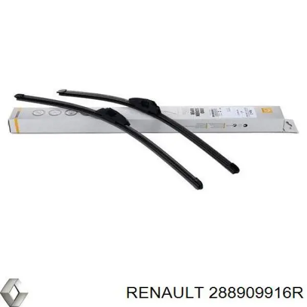 Do koszyka 288909916R Renault (RVI) Pióro wycieraczki szyby przedniej, zestaw (2 szt.)