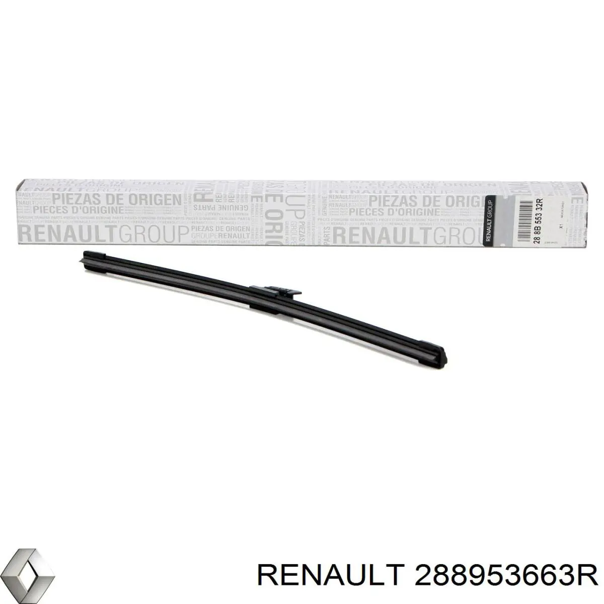 Pióro wycieraczki szyby przedniej kierowcy Renault (RVI) 288953663R cena, od 21,53 USD