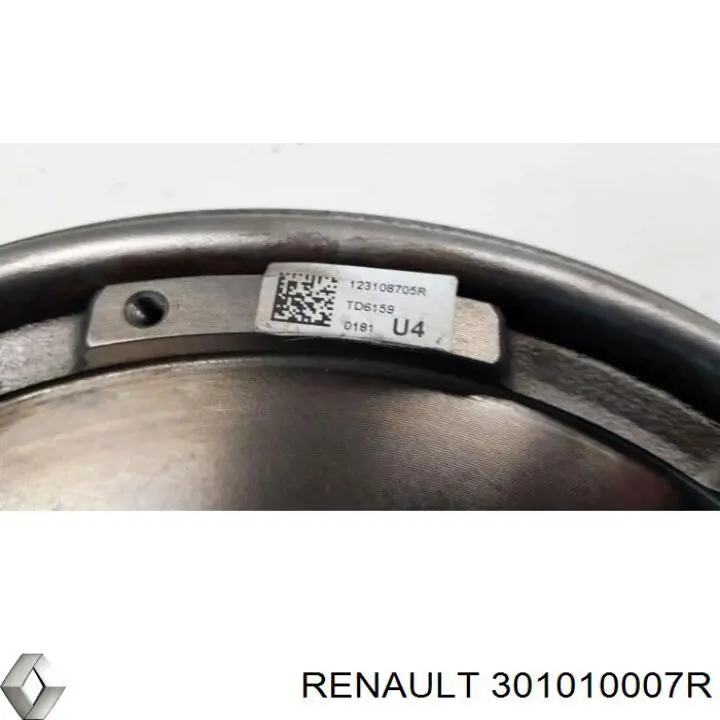 Zestaw sprzęgła (3 części) 301010007R Renault (RVI)