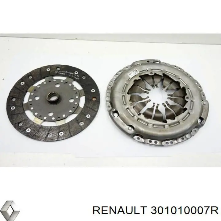 Do koszyka 301010007R Renault (RVI) Zestaw sprzęgła (3 części)