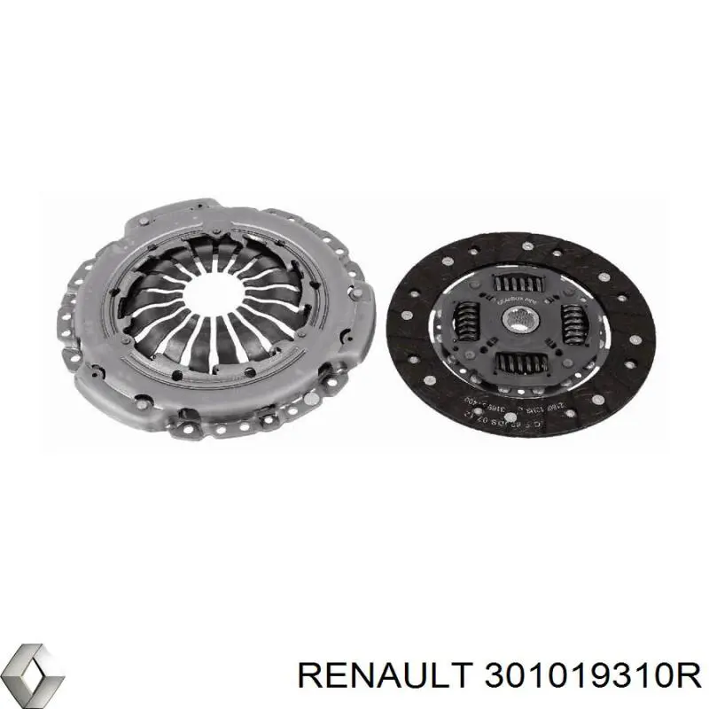 Do koszyka 301019310R Renault (RVI) Zestaw sprzęgła (3 części)
