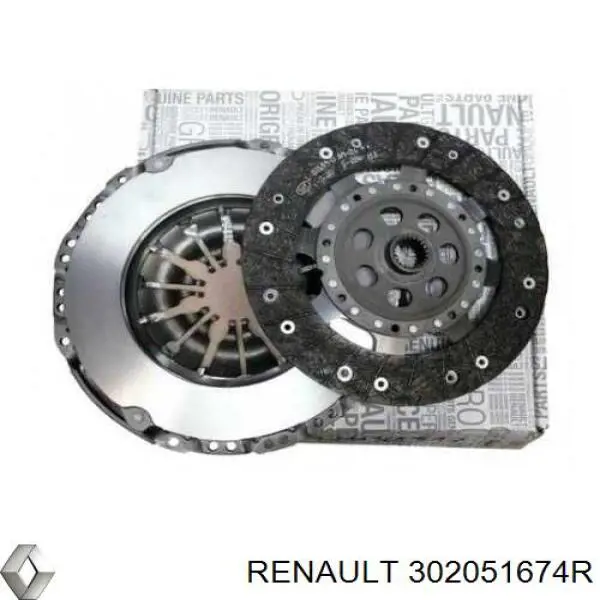 Zestaw sprzęgła (3 części) Renault (RVI) 302051674R cena, od 114,16 USD