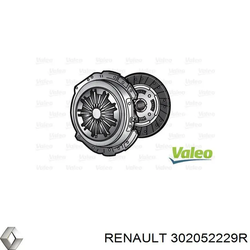Zestaw sprzęgła (3 części) Renault (RVI) 302052229R cena, od 162,83 USD