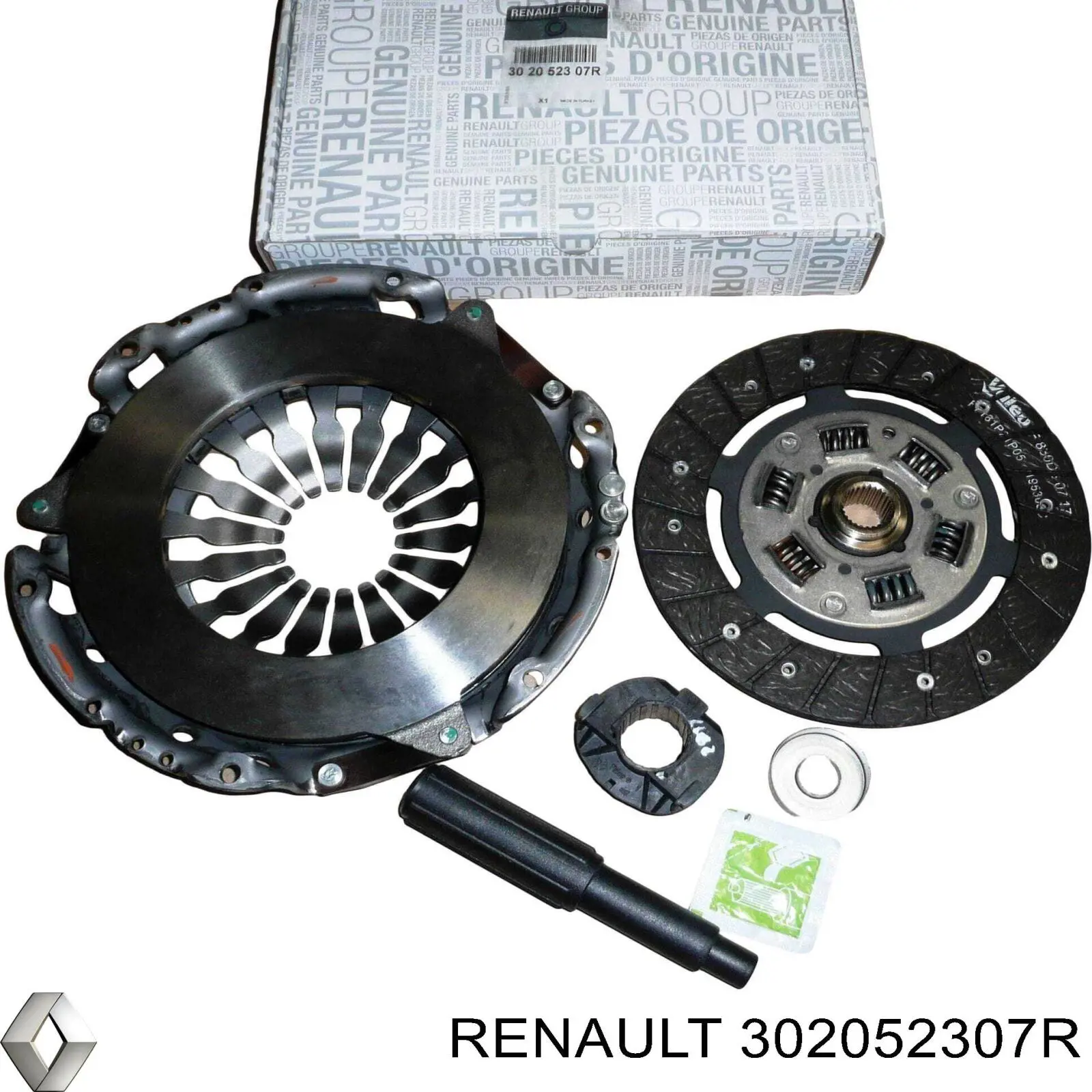 302052307R Renault (RVI) zestaw sprzęgła (3 części)