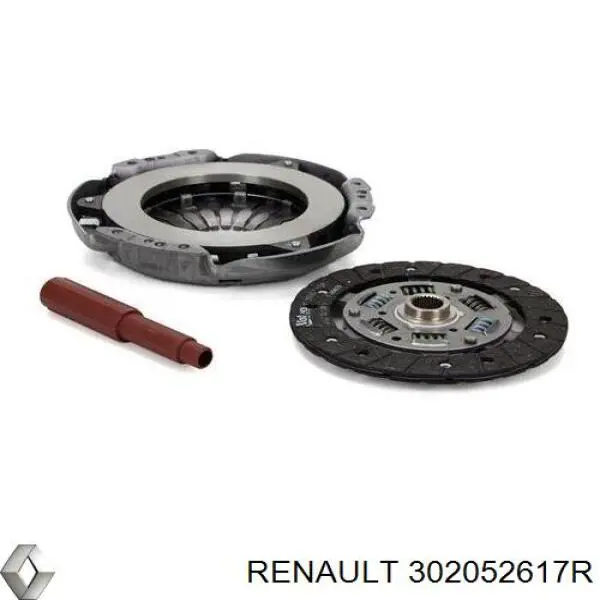 302052617R Renault (RVI) Zestaw sprzęgła (3 części)