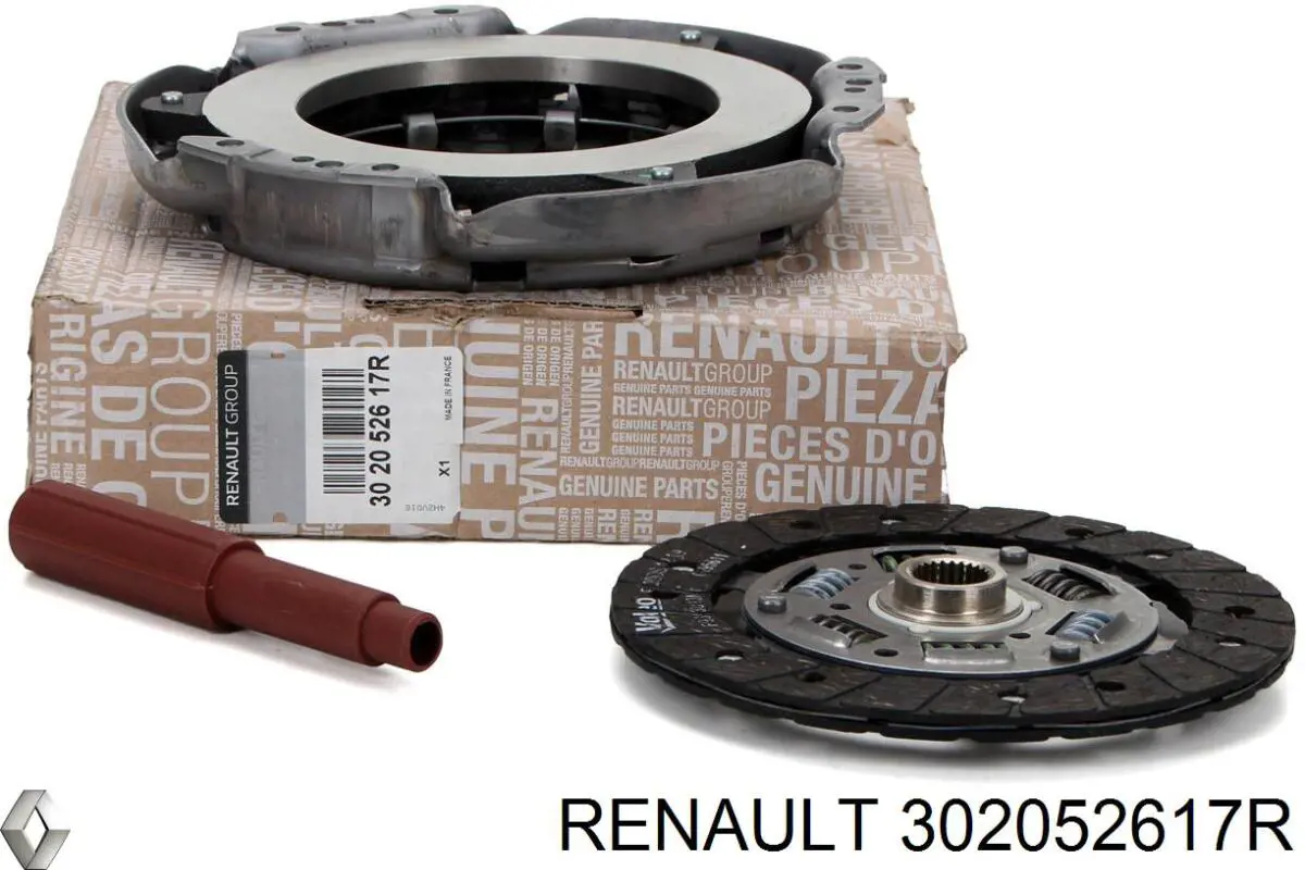 Do koszyka 302052617R Renault (RVI) Zestaw sprzęgła (3 części)